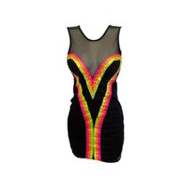 Vestido Com Fitas Neon OnTop