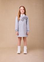 Vestido Com Laço Em Paetê Animê