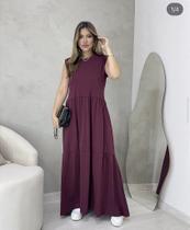 Vestido comfy regata