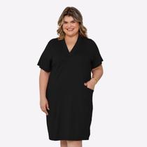 Vestido Comfy Viscolycra Feminino Moda Evangélica Plus Size