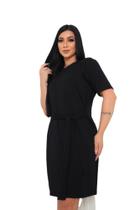 Vestido Confortável de Amarrar Moda Evangêlica Plus Size
