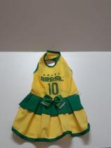 vestido copa do mundo pet vestido copa do mundo pet