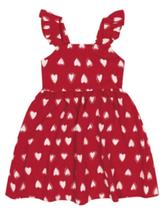 Vestido Corações Viscose Menina Malwee 1