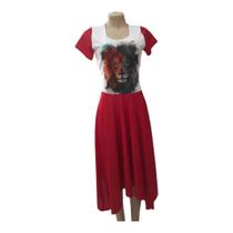 Vestido Coreografia Leão Moda Evangélica Feminina