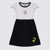 Vestido Corinthians Infantil Branco