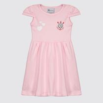 Vestido Corinthians Infantil Rosa