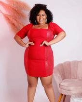 Vestido corpo Plus size Vestido corpo Plus size