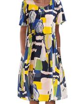 Vestido: Costaric Boho, estampa floral, camiseta feminina de verão 2024