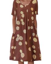 Vestido: Costaric Boho, estampa floral, camiseta feminina de verão 2024 Vestido: Costaric Boho, estampa floral, camiseta feminina de verão 2024