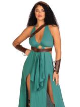 Vestido Costume Leg Avenue Warrior Maiden com arnês verde