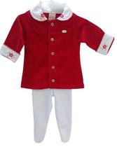 Vestido Cotelê Calça Grossa Elastano Bebê Menina Katita 2785