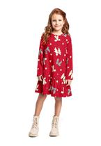 Vestido Cotton Laços Corações Bee Loop