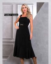 Vestido Crepe Alfaiataria formatura