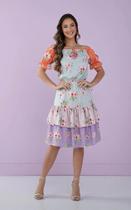 Vestido crepe midi tata martello ref:9210
