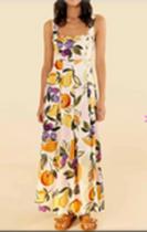 Vestido Cropped Estampado Vento De Fruta