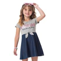 Vestido Cropped Infantil Menina Fashion Marlan Vestido Cropped Infantil Menina Fashion Marlan