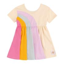 Vestido Curto Arco-íris Infantil Menina Marisol - 8