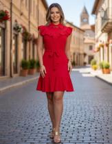 Vestido Curto Babadinho Cândida Ferreira Vestido Curto Babadinho Cândida Ferreira