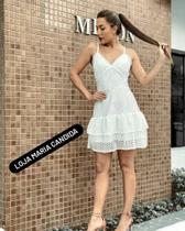 Vestido curto branco