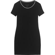 Vestido Curto Canelado Reto Malwee Ref. 124612