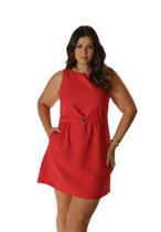 Vestido Curto Ckm 36121 Vermelho - G