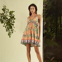 Vestido Curto Colcci Estampado Feminino Caminho da Selva II