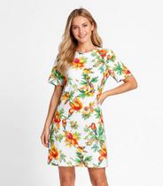 Vestido Curto Com Pence Infinita Cor Bege