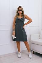 Vestido Curto de Algodão Estonado Amanda Vestido Curto de Algodão Estonado Amanda