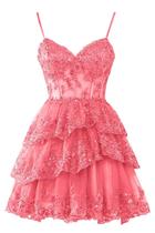 Vestido curto de boas-vindas Hanshi E-commerce Sparkly Tulle Lace Vestido curto de boas-vindas Hanshi E-commerce Sparkly Tulle Lace