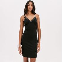 Vestido Curto Easy Lança Perfume Alças Pr26 Preto Feminino