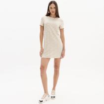 Vestido Curto Easy Lança Perfume Manga In25 Bege Feminino