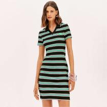 Vestido Curto Easy Lança Perfume Sleeve Pr26 Preto Feminino