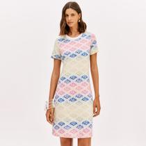 Vestido Curto Easy Lança Perfume T-dress Pr26 Rosa Feminino