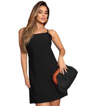 Vestido Curto Estampado Feminino Amarração Com Bojo Costas Nua Tecido Crepinho