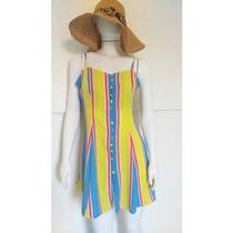 Vestido Curto Evasê de Alça