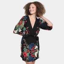 Vestido Curto Farm Kimono Menina Bonita