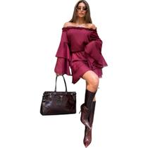Vestido Curto Feminino Boho Soltinho