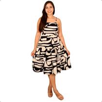 Vestido Curto Feminino Rodado Duna Com Bojo Moda Verão Confortável Várias Cores