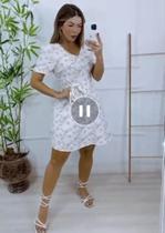 Vestido curto floral