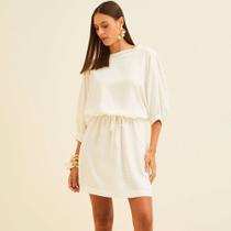 Vestido Curto Forum Rope Ve26 Off White Feminino Vestido Curto Forum Rope Ve26 Off White Feminino