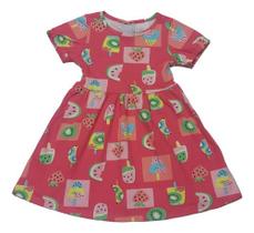 Vestido Curto Infantil Criança Bebê Menina Tam 1-2-3 Malwee