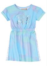 Vestido Curto Infantil Estampado Carinhoso 4 ao 8 Ref. 98203