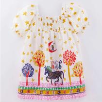 Vestido Curto Infantil Fábula Festa da Burrica