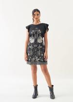 Vestido Curto Jardim Art Decor - Antix -
