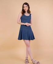 Vestido curto jeans