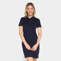 Vestido Curto Lacoste Gola Polo Feminino Vestido Curto Lacoste Gola Polo Feminino