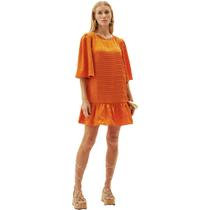 Vestido Curto Lança Perfume Comfort AV24 Laranja Feminino