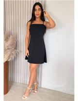 Vestido Curto Leve Soltinho Amarrar Nas Costas Casual Chique Vestido Curto Leve Soltinho Amarrar Nas Costas Casual Chique
