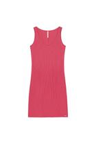 Vestido Curto Lunender Regata Canelado Rosa