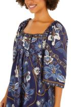 Vestido Curto Manga Estampado Marcelle - 342597